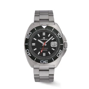 Lorenz Full Titanium 030269AA orologio automatico uomo quadrante nero