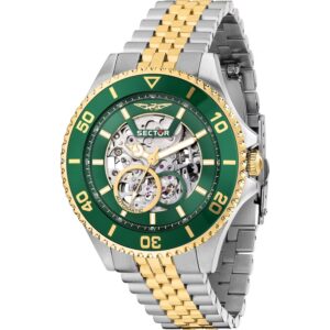 Orologio Sector 230 R3223161024 automatico uomo bicolore silver e oro