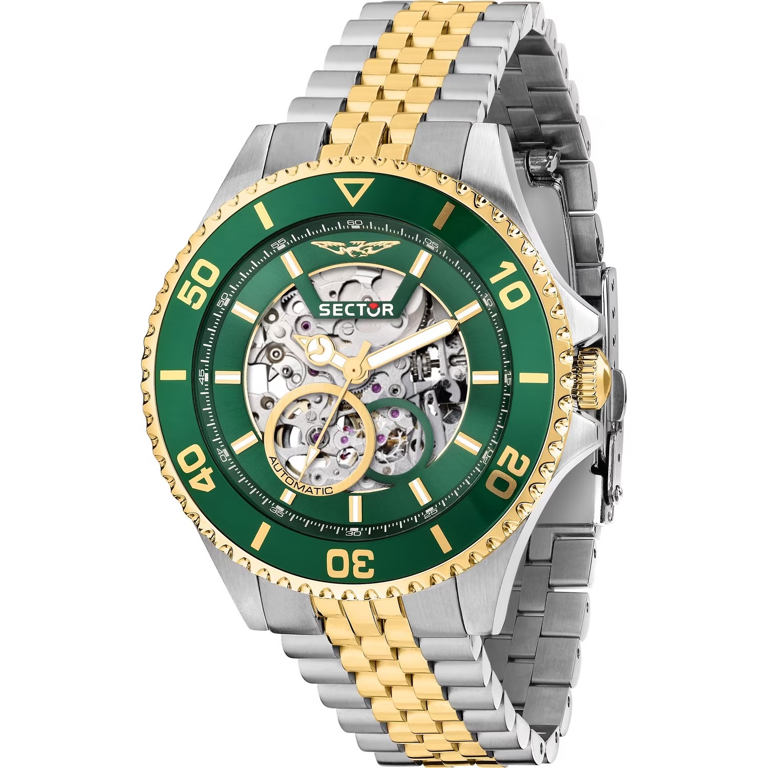 Orologio Sector 230 R3223161024 automatico uomo bicolore silver e oro Orologio Sector 230 R3223161024 automatico uomo bicolore silver e oro