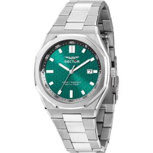 Orologio Sector Otto150 R3253550003 da uomo tempo e data cassa acciaio