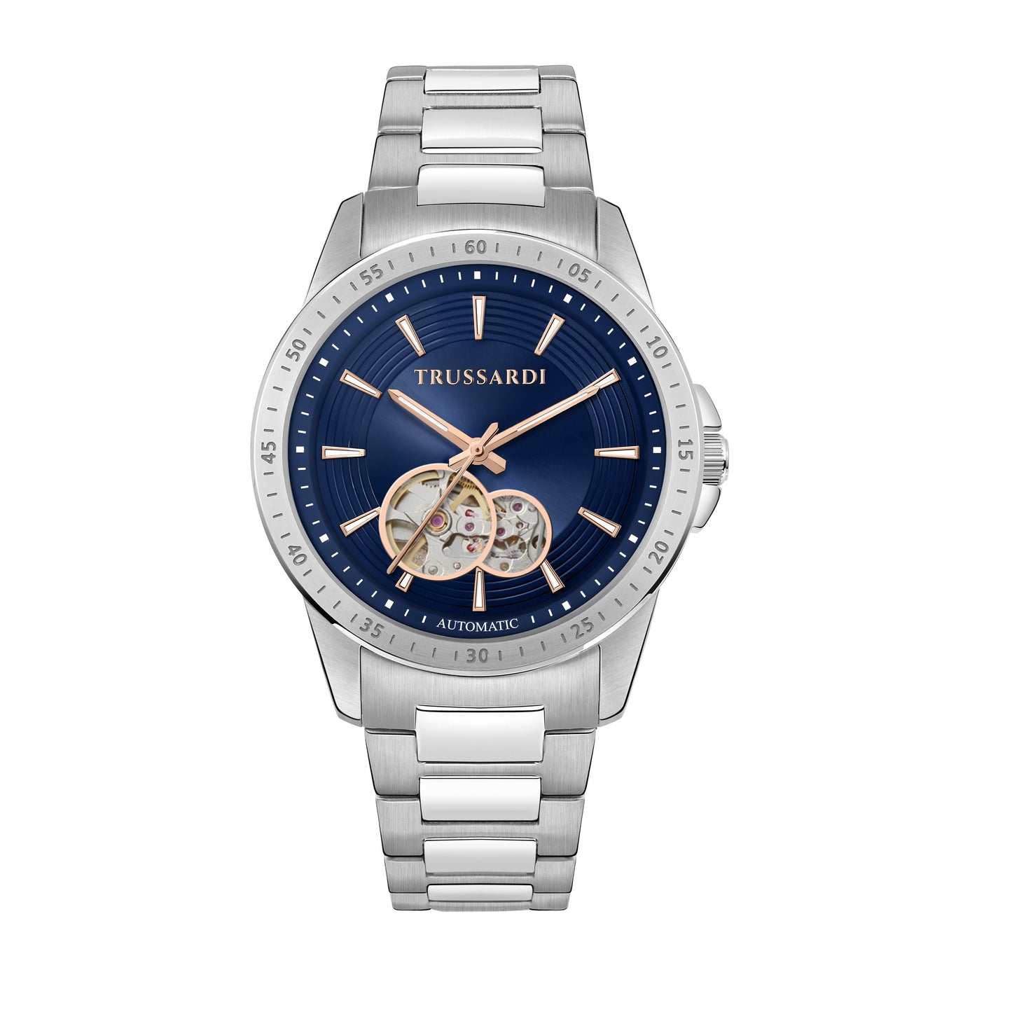 Orologio Trussardi R2423153003 T-Hawk Automatico Uomo Acciaio 42mm Trussardi R2423153003 T-Hawk automatico uomo cassa acciaio 42mm frontale