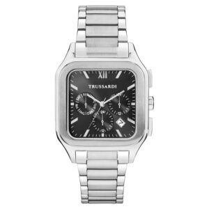 Orologio Trussardi T-Quadro R2453177002 multifunzione uomo quadrante nero