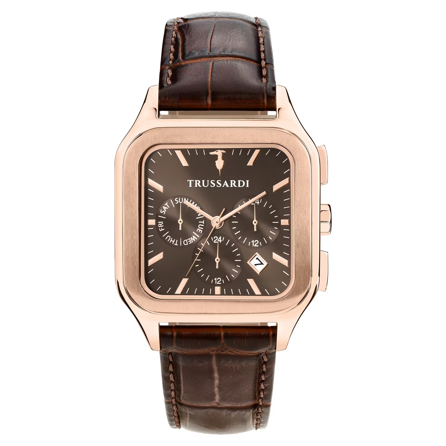 Trussardi T-Quadro R2451177001 Multifunzione Uomo Oro Rosa Orologio Trussardi T-Quadro R2451177001 uomo multifunzione oro rosa