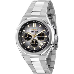 ector Otto150 R3273650006 cronografo uomo quadrante grigio con dettagli oro