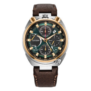 Citizen Tsuno AV0104-06W Promaster Chrono Eco-Drive quadrante verde