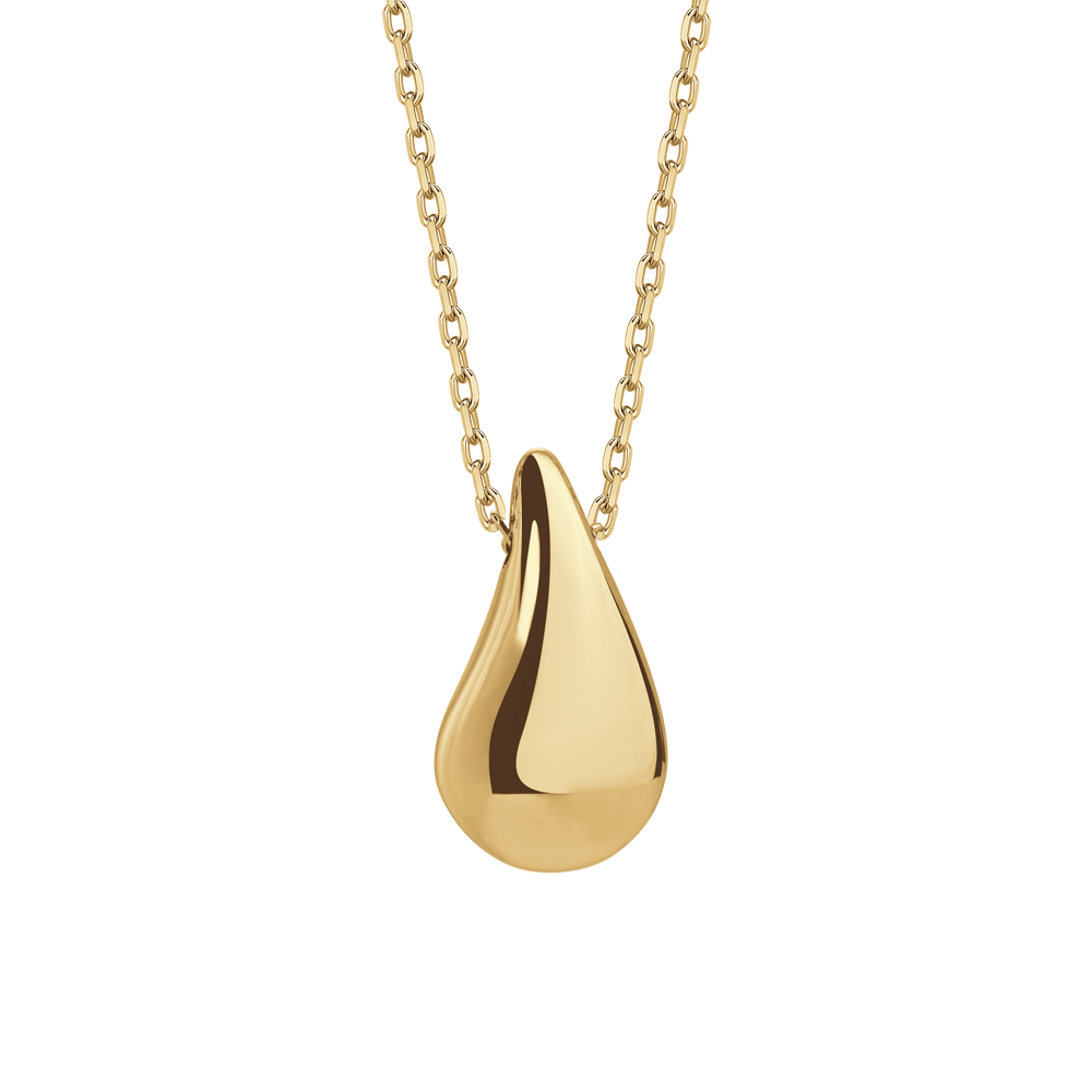 Collana Luca Barra CK2295 acciaio IP gold con goccia Collana Luca Barra CK2295 acciaio IP gold con goccia