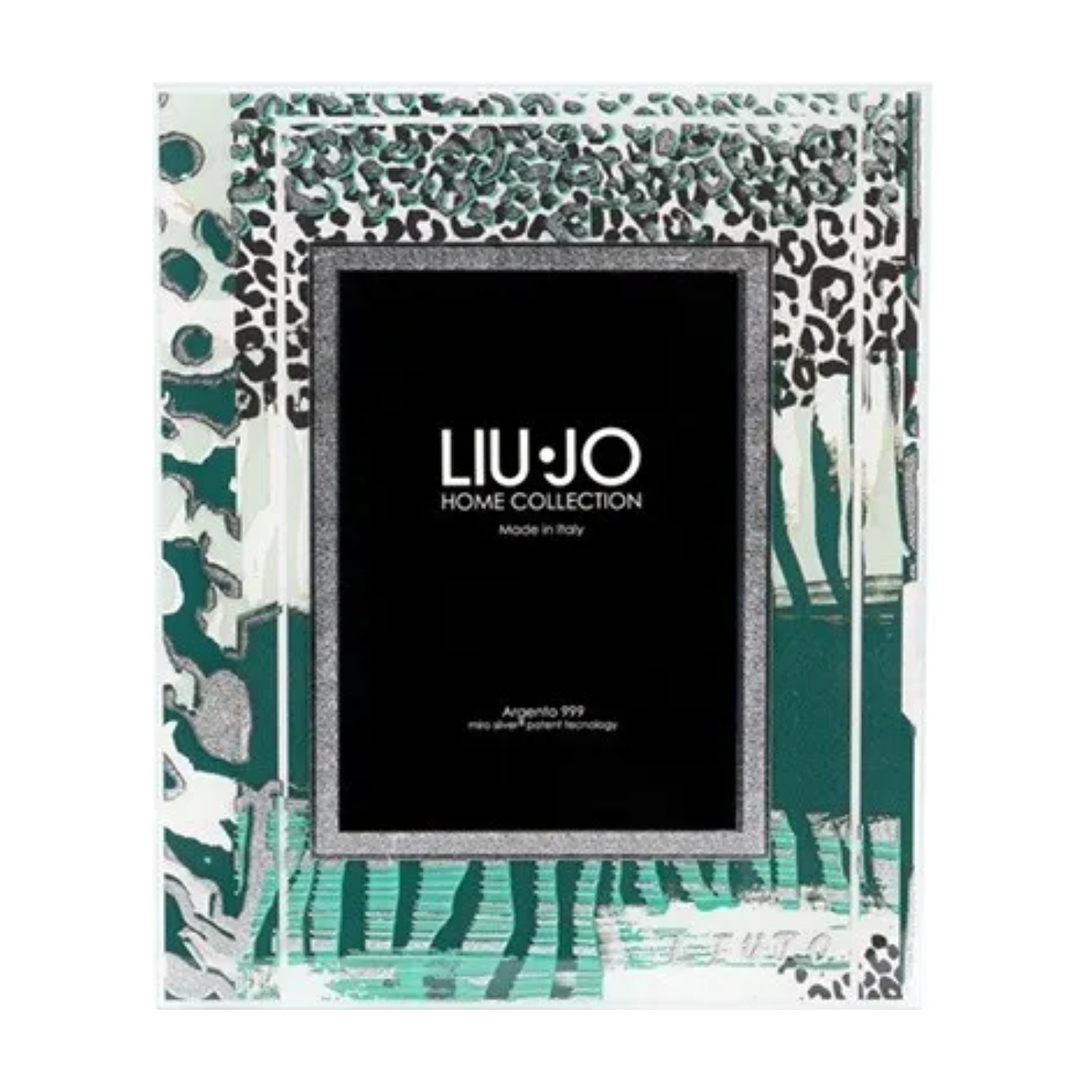 Cornice Liu Jo LJAC011S 9×13 animalier verde e argento 999